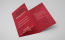 25 4 Page A6 (A5 folded) 350gsm 100% recycled  folded menus