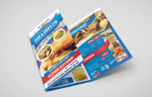 A range of leaflets, flat and folded, specifically for door to door distribution and mass marketing. Perfect for Fast Food establishments, Pizza leaflets etc.