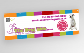 Standard PVC banners for versatile usage.