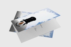 Snowman 3D - Downloadable Christmas Card Design