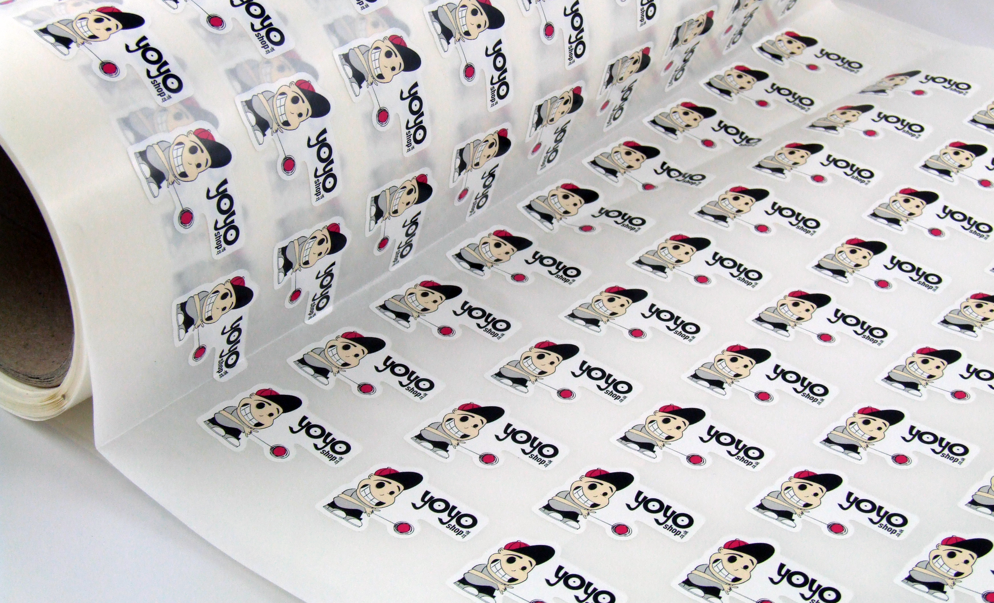 Rating for Custom Die Cut Stickers on a Roll